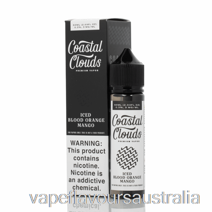 Vape Flavours Australia ICED Blood Orange Mango - Coastal Clouds Co. - 60mL 0mg